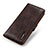 Funda de Cuero Cartera con Soporte Carcasa M25L para Samsung Galaxy S24 Plus 5G Marron