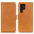 Funda de Cuero Cartera con Soporte Carcasa M29L para Samsung Galaxy S21 Ultra 5G Amarillo