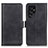 Funda de Cuero Cartera con Soporte Carcasa M29L para Samsung Galaxy S22 Ultra 5G Negro