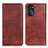 Funda de Cuero Cartera con Soporte Carcasa N01P para Motorola Moto G 5G (2022) Marron