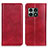 Funda de Cuero Cartera con Soporte Carcasa N01P para OnePlus 10 Pro 5G Rojo