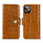 Funda de Cuero Cartera con Soporte Carcasa N02 para Apple iPhone 12 Mini Marron