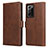 Funda de Cuero Cartera con Soporte Carcasa N02 para Samsung Galaxy Note 20 Ultra 5G Marron