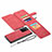 Funda de Cuero Cartera con Soporte Carcasa N03 para Samsung Galaxy Note 20 Ultra 5G Rojo