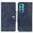 Funda de Cuero Cartera con Soporte Carcasa N03P para Motorola Moto Edge 30 5G Azul