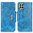 Funda de Cuero Cartera con Soporte Carcasa N04P para Samsung Galaxy M33 5G Azul Cielo