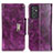 Funda de Cuero Cartera con Soporte Carcasa N04P para Samsung Galaxy Quantum2 5G Morado