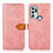 Funda de Cuero Cartera con Soporte Carcasa N07P para Motorola Moto G60s Rosa