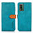 Funda de Cuero Cartera con Soporte Carcasa N07P para Nokia XR21 Cian