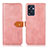 Funda de Cuero Cartera con Soporte Carcasa N07P para Oppo Reno7 SE 5G Rosa