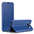 Funda de Cuero Cartera con Soporte Carcasa P01 para Samsung Galaxy S8 Plus Azul