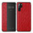 Funda de Cuero Cartera con Soporte Carcasa P02 para Huawei P30 Pro New Edition Rojo
