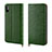 Funda de Cuero Cartera con Soporte Carcasa P03 para Apple iPhone Xs Max Verde