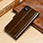 Funda de Cuero Cartera con Soporte Carcasa P05 para Apple iPhone Xs Marron