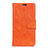 Funda de Cuero Cartera con Soporte Carcasa para Alcatel 3V Naranja