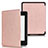 Funda de Cuero Cartera con Soporte Carcasa para Amazon Kindle Paperwhite 6 inch Oro Rosa