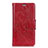 Funda de Cuero Cartera con Soporte Carcasa para Asus Zenfone 5 ZE620KL Rojo