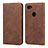 Funda de Cuero Cartera con Soporte Carcasa para Google Pixel 3a XL Marron