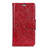 Funda de Cuero Cartera con Soporte Carcasa para HTC Desire 12S Rojo