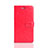 Funda de Cuero Cartera con Soporte Carcasa para Huawei Honor 7S Rojo