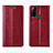 Funda de Cuero Cartera con Soporte Carcasa para Huawei Honor Play4T Rojo