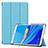 Funda de Cuero Cartera con Soporte Carcasa para Huawei MediaPad M6 8.4 Azul Cielo