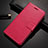 Funda de Cuero Cartera con Soporte Carcasa para Huawei Nova 6 5G Rojo