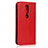 Funda de Cuero Cartera con Soporte Carcasa para Nokia 4.2 Rojo