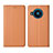 Funda de Cuero Cartera con Soporte Carcasa para Nokia 8.3 5G Naranja