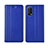 Funda de Cuero Cartera con Soporte Carcasa para Oppo K7x 5G Azul