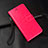 Funda de Cuero Cartera con Soporte Carcasa para Realme X2 Pro Rosa Roja