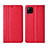 Funda de Cuero Cartera con Soporte Carcasa para Samsung Galaxy A42 5G Rojo