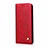 Funda de Cuero Cartera con Soporte Carcasa para Samsung Galaxy M31 Rojo