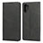 Funda de Cuero Cartera con Soporte Carcasa para Samsung Galaxy Note 10 Plus 5G Negro