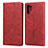 Funda de Cuero Cartera con Soporte Carcasa para Samsung Galaxy Note 10 Plus 5G Rojo
