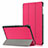 Funda de Cuero Cartera con Soporte Carcasa para Samsung Galaxy Tab S5e Wi-Fi 10.5 SM-T720 Rosa Roja