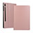 Funda de Cuero Cartera con Soporte Carcasa para Samsung Galaxy Tab S6 10.5 SM-T860 Oro Rosa