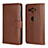 Funda de Cuero Cartera con Soporte Carcasa para Sony Xperia XZ2 Compact Marron