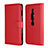 Funda de Cuero Cartera con Soporte Carcasa para Sony Xperia XZ2 Premium Rojo