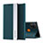 Funda de Cuero Cartera con Soporte Carcasa Q01H para Xiaomi POCO C31 Verde