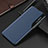 Funda de Cuero Cartera con Soporte Carcasa Q02H para Samsung Galaxy A73 5G Azul