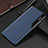 Funda de Cuero Cartera con Soporte Carcasa Q02H para Xiaomi Poco X3 Pro Azul