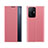Funda de Cuero Cartera con Soporte Carcasa Q04H para Xiaomi Mi 11T 5G Oro Rosa
