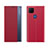 Funda de Cuero Cartera con Soporte Carcasa Q04H para Xiaomi POCO C31 Rojo