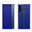 Funda de Cuero Cartera con Soporte Carcasa QH1 para Huawei P40 Lite E Azul