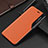 Funda de Cuero Cartera con Soporte Carcasa QH1 para Samsung Galaxy M33 5G Naranja