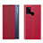 Funda de Cuero Cartera con Soporte Carcasa QH2 para Samsung Galaxy M21 Rojo