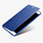 Funda de Cuero Cartera con Soporte Carcasa S01 para Samsung Galaxy C9 Pro C9000 Azul