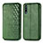 Funda de Cuero Cartera con Soporte Carcasa S01D para Huawei Honor 9X Verde