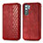 Funda de Cuero Cartera con Soporte Carcasa S01D para Huawei P40 Lite 5G Rojo